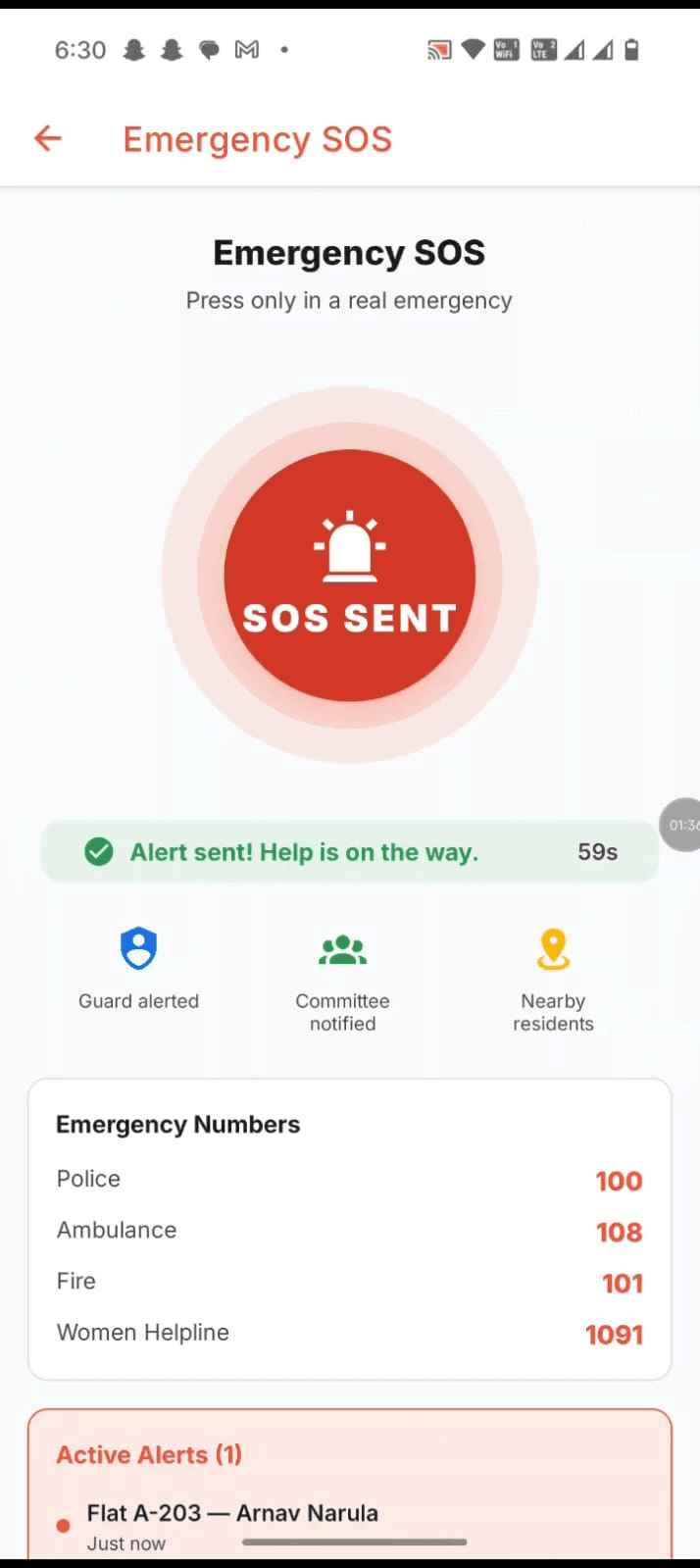 Emergency SOS Alert System